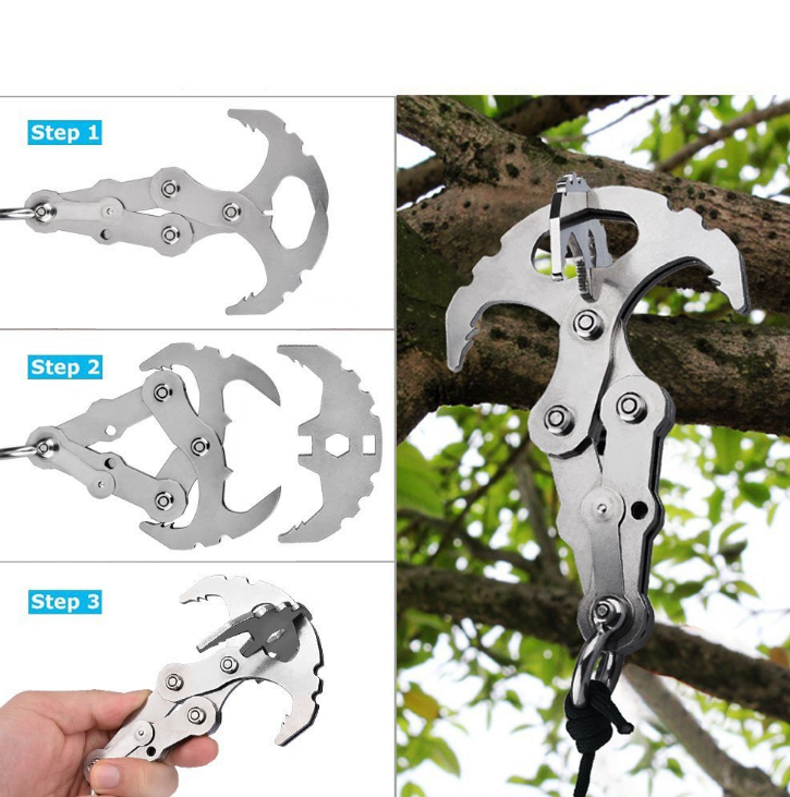 Multi-Function Mountaineering Tiger Claw Hook